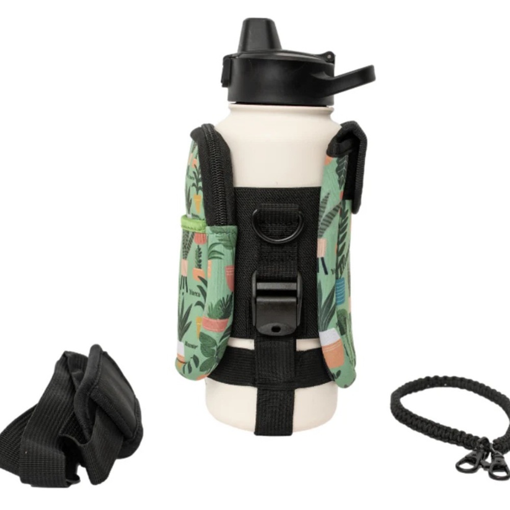 Juggy Hydropouch “Plant Lover” Water Bottle Sling NWOT - Picture 5 of 8